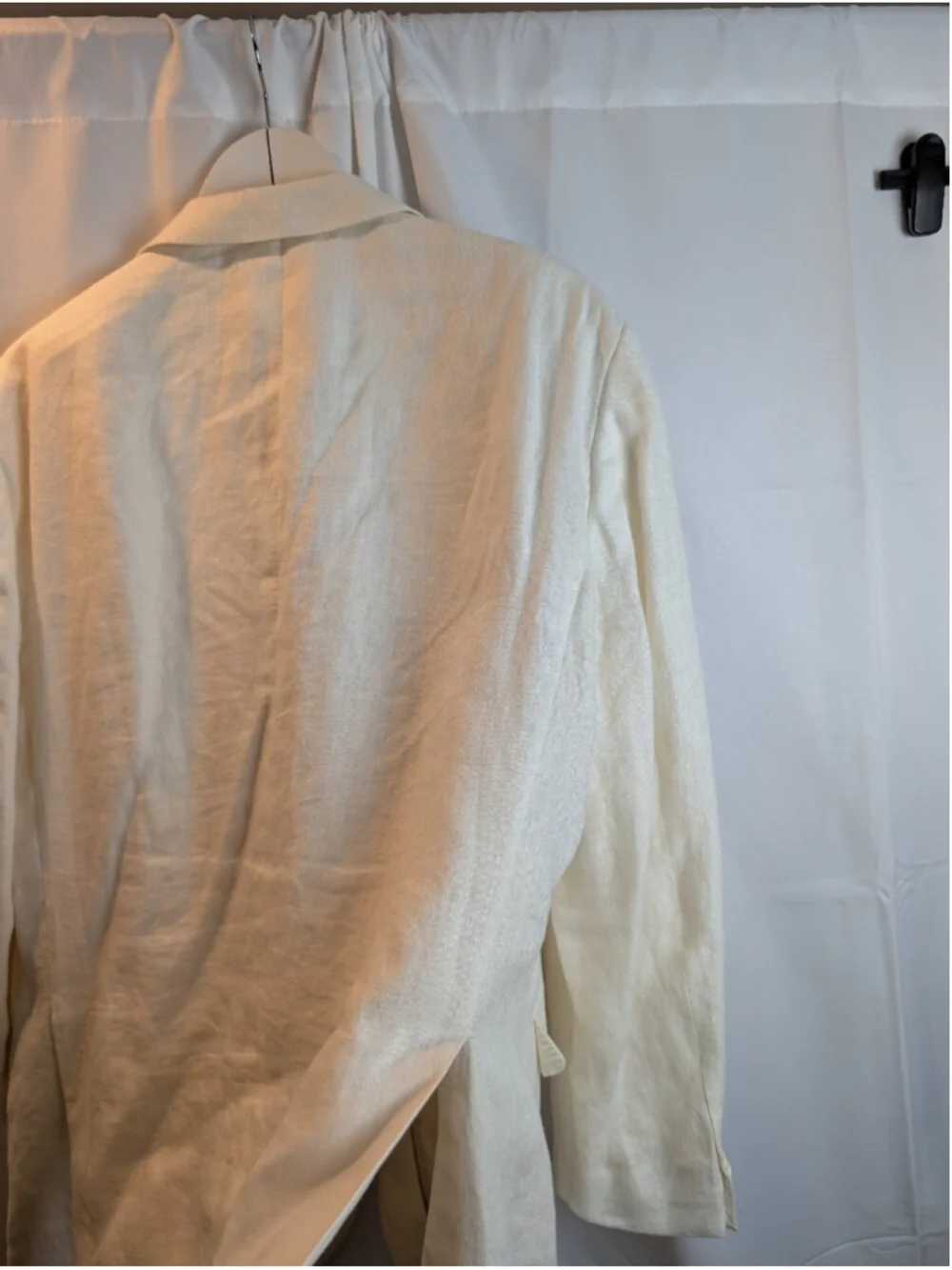 Pal Zileri Off White Linen Blazer - Lightweight Summer Jacket Size 48(58) In EUC